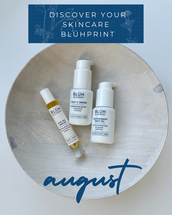 Open for your August SKINCARE BLÜHPRINT