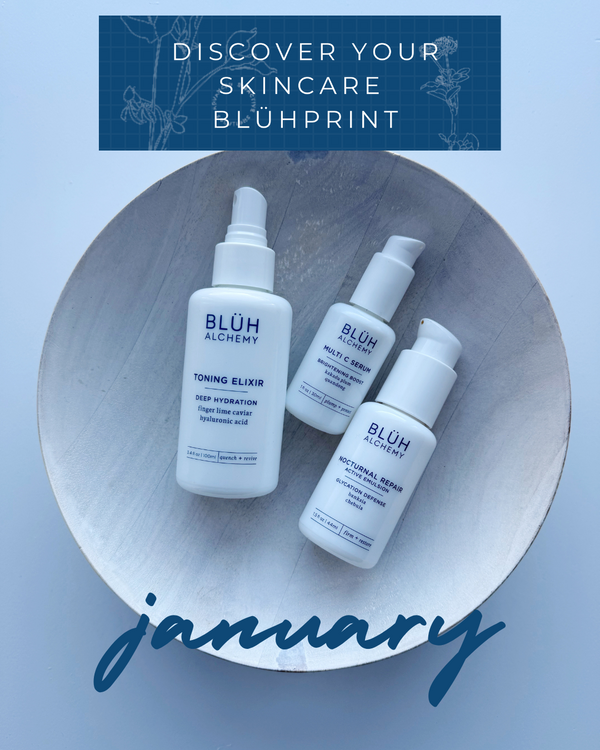 Your January SKINCARE BLÜHPRINT 💙